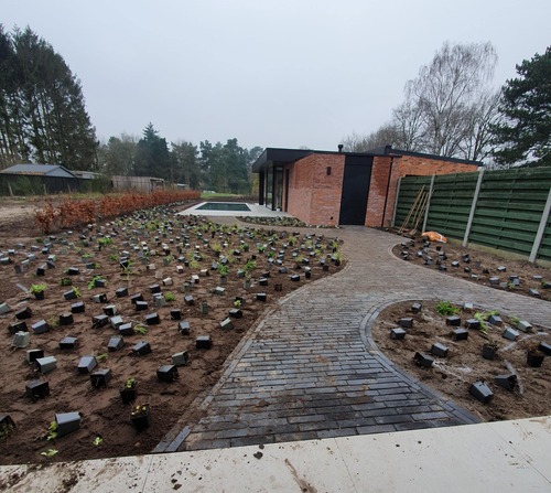 De aanplant van een natuurtuin